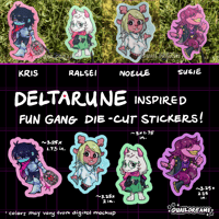 Image 1 of Delta Heroes Die-Cut Sticker Bundle