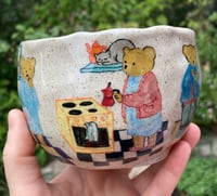 Image 3 of Bear Morning Ceramic Bowl