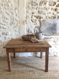 Image 4 of Table basse de ferme en bois