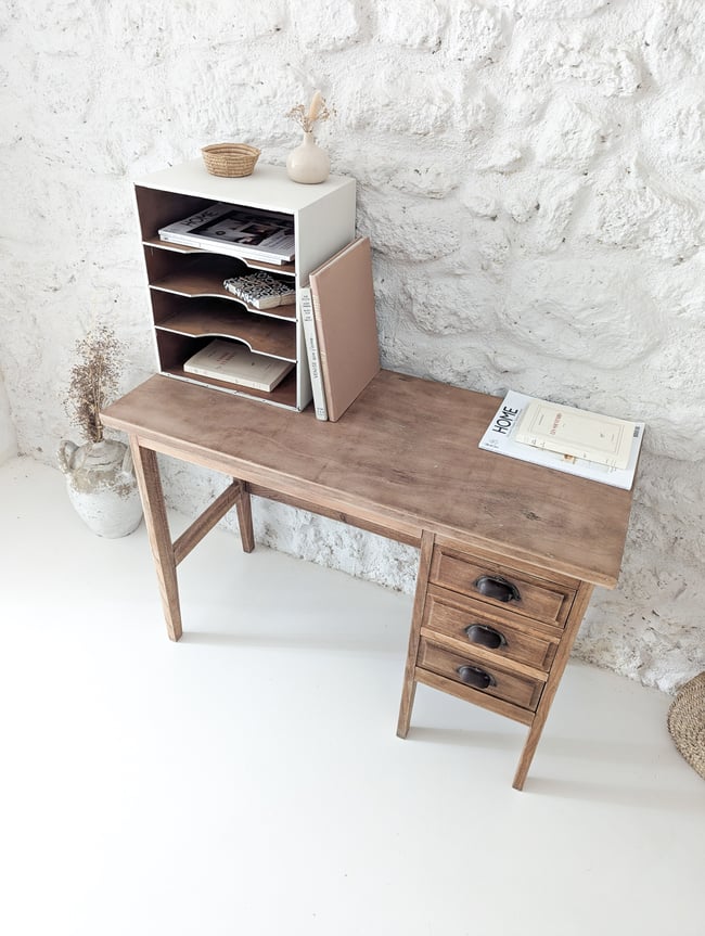 Petit bureau 3 tiroirs 