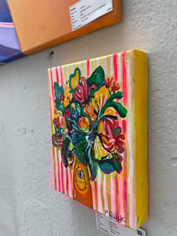 Image 2 of Flower in mate Original Painting