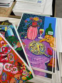 Image 4 of Owl and Lobster Fine Art limited print