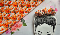 Image 1 of Autumn highland cow scrunchie & headband