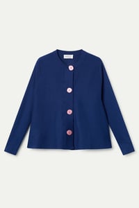 Image 2 of CÁRDIGAN PUNTO EVASÉ NAVY