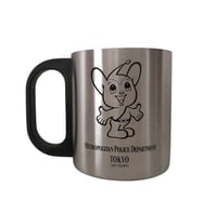 Image 1 of Pipo-kun Japan Police Dept.- Stainless Steel Mug