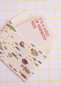 Image 3 of Copy of Tarjetero Peces beige de Ecke