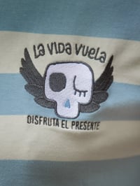 Image 5 of Vestido La vida vuela azul de Aire Retro