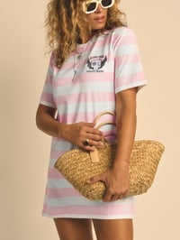 Image 1 of Vestido La vida vuela corto rosa de Aire Retro