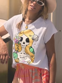 Image 1 of Camiseta Sirena blanca de Aire Retro