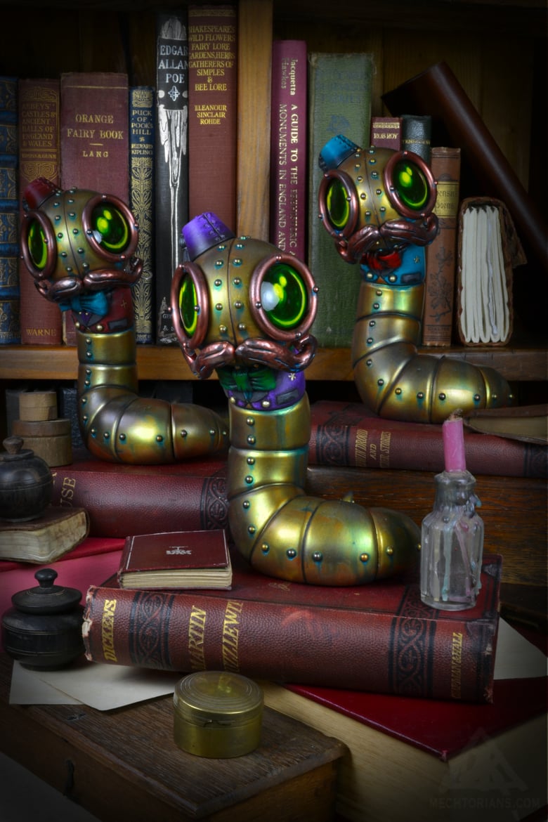 Image of Bookworms - Three Mechtorian Figures