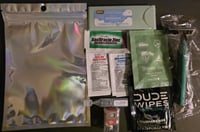 Image 2 of Men’s Travel First Aid & Personal Care Kit – Compact Essentials in Holographic Bag 