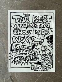 Image 3 of FLATWORLD & FRIENDS '25 POSTER + SWEET CIGARETTES