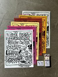 Image 2 of FLATWORLD & FRIENDS '25 POSTER + SWEET CIGARETTES