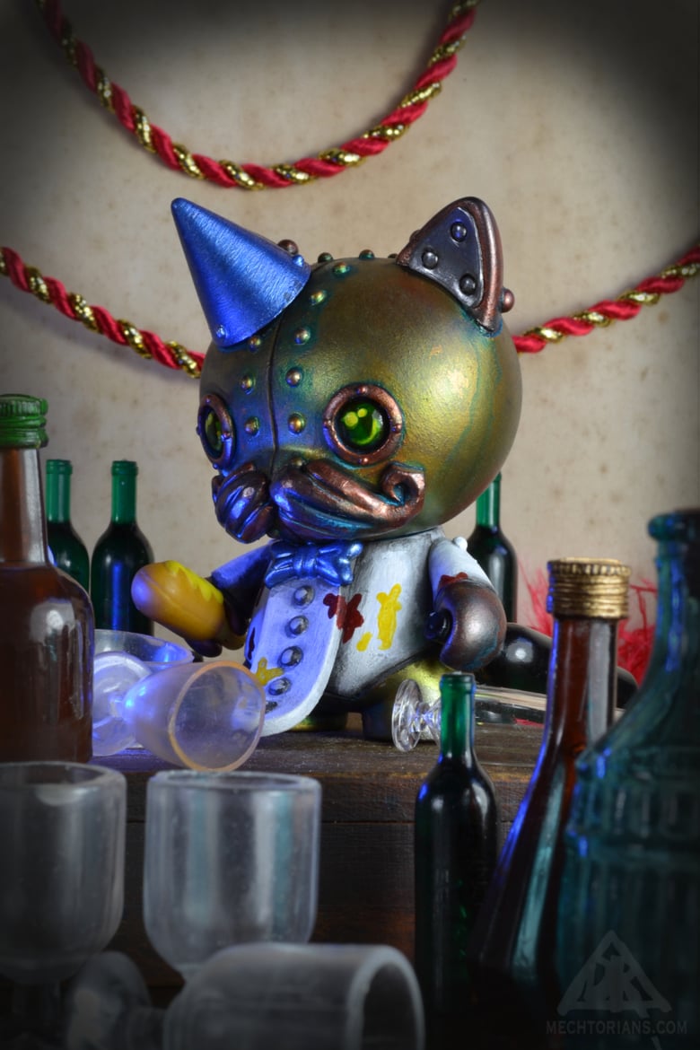 Image of Party Cat - Customised Mechtorian Figure