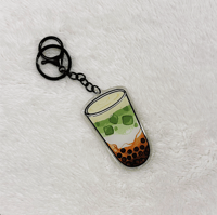 Keychain - Pearl matcha latte (Epoxy)