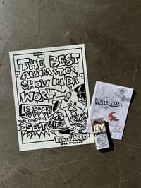 Image 2 of FLATWORLD '25 POSTER + ZINE + SWEET CIGS