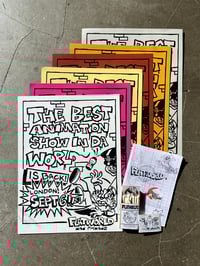 Image 1 of FLATWORLD '25 POSTER + ZINE + SWEET CIGS