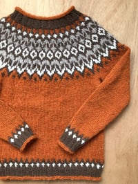 Image 1 of Riddari - Icelandic wool sweater - Apricot heather - Preorder