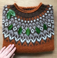 Image 2 of Riddari - Icelandic wool sweater - Apricot heather - Preorder