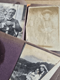 Image 3 of Vintage "Snap-Shots" Photo Album Early 1900s Photographs