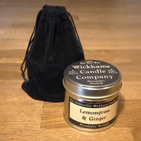 black velvet gift bag