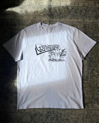 Image 3 of Flatworld & Friends logo tee (white)