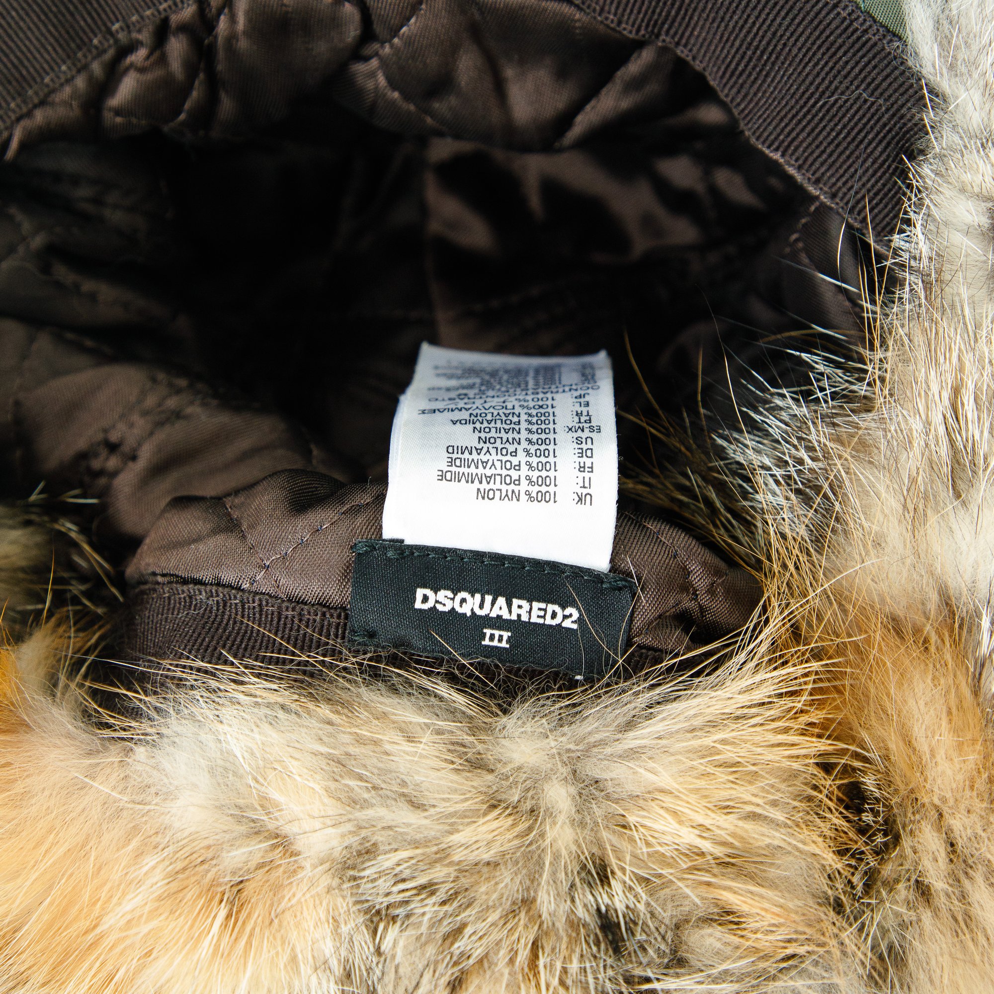 Image of Dsquared2 Fox Fur Cap