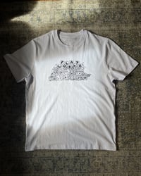 Image 3 of Flatworld X Yearbook group tee (white)