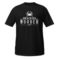 Image 13 of Classic Brackish Wooder Logo - T-Shirt (White Logo)