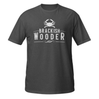 Image 9 of Classic Brackish Wooder Logo - T-Shirt (White Logo)