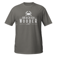 Image 12 of Classic Brackish Wooder Logo - T-Shirt (White Logo)