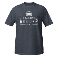 Image 7 of Classic Brackish Wooder Logo - T-Shirt (White Logo)