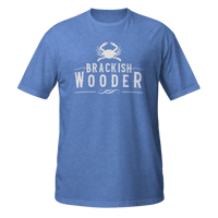Image 3 of Classic Brackish Wooder Logo - T-Shirt (White Logo)