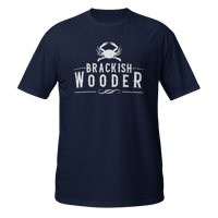 Image 6 of Classic Brackish Wooder Logo - T-Shirt (White Logo)