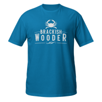 Image 2 of Classic Brackish Wooder Logo - T-Shirt (White Logo)
