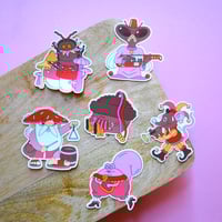 Image 2 of Braves Bestiaux/Troubadours - Sticker pack