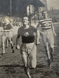 Image 3 of Vintage Athletics Photograph Black and White 1930s Runners