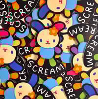 Image 2 of 'Scream'  Usahana Vinyl Sticker 
