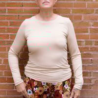 Image 1 of Top manches longues uni Pauline