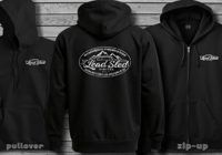 Image 1 of Lead Sled Digital weathered shop logo hoodie