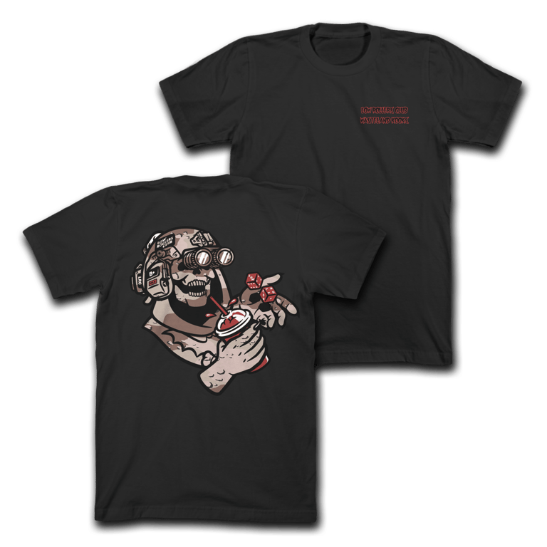 LRC X WLK - CHOCOLATE CHIP MISFORTUNE- BLACK TEE