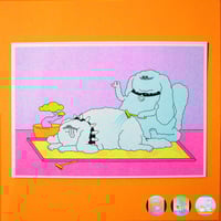 Image 1 of  Sunscreen/Zen Garden/Beauty Mask/Spritz - Riso postcard