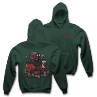 Image 1 of " D.O.M. " - ALPINE GREEN HEAVYWEIGHT HOODIE