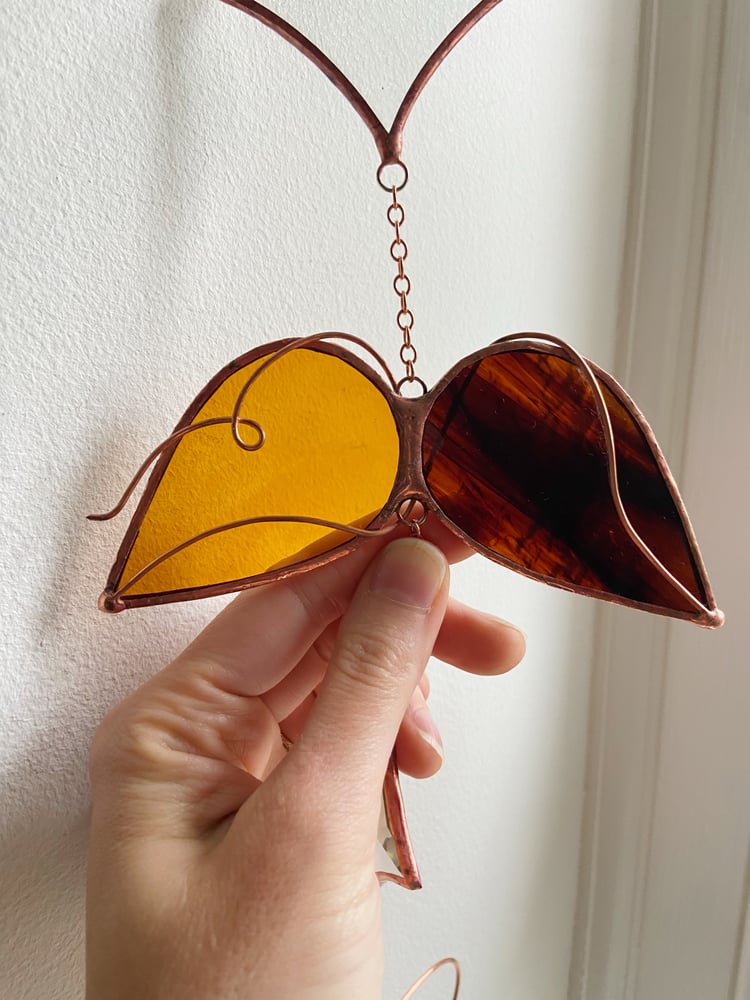 Image of Special Edition Autumn in the Peaceful Woods Suncatcher no.3