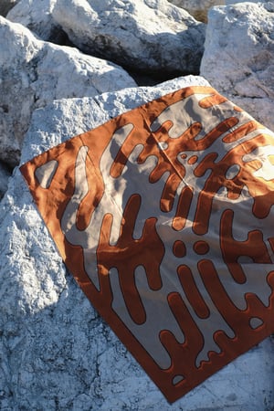 Image of Pareidolia Remixed Silk Scarf