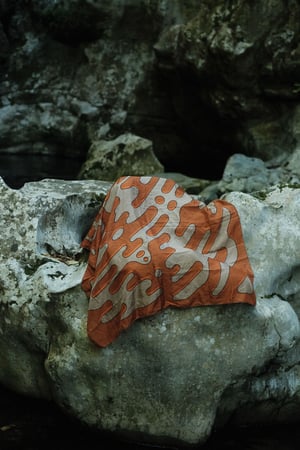 Image of Pareidolia Remixed Silk Scarf