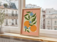 Image 2 of Orange Branch Art Print