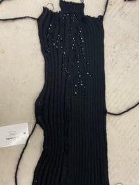 Image 1 of Unique Merino Mohair Backless Top with Bead Embroidery No. 2 – Handmade in Berlin