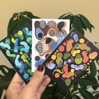 Image 1 of Pack of 3 Blob Note Cards 