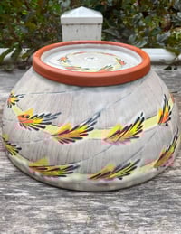 Image 3 of Large Serving Bowl with Orange